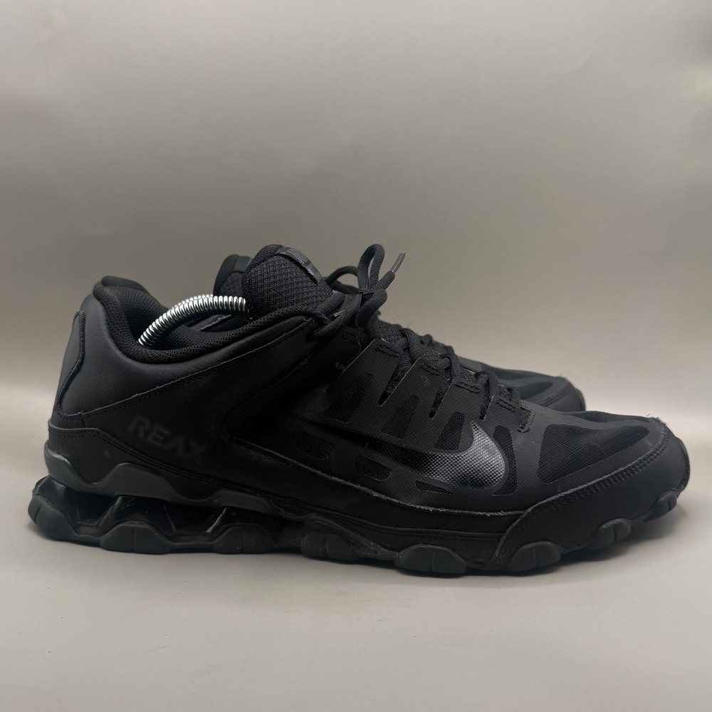 Nike Reax 8 TR Training Shoes Mens 13 Mechanical‎ Cushioning Black 621716-008